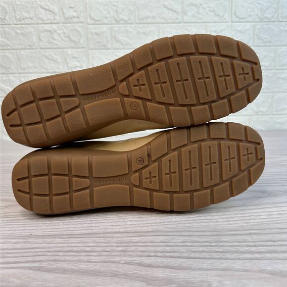 Easy Spirit Abide Loafer WMNS 8 Light Natural Leather Slip-On Comfort Cushioned - Picture 6 of 9